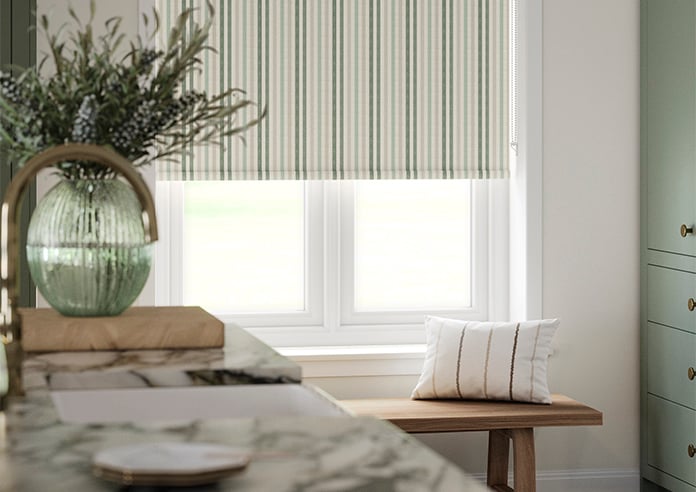 Emily Bond Cornish Stripe, Fern - Twist&Fit Roller Blind - Image 5